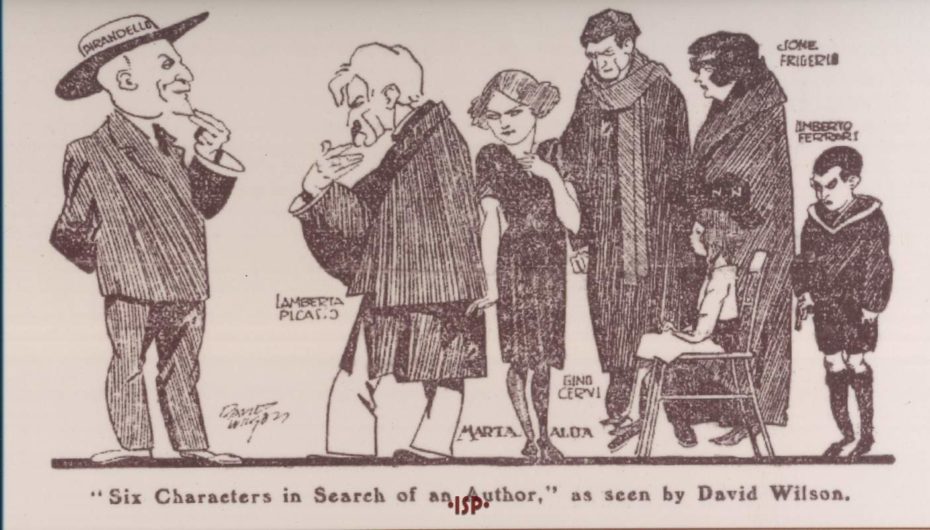 Caricatura di David Wilson 1925 1